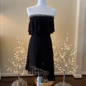 CHAN LUU - SZ Sm - Black Strapless Beaded Dress